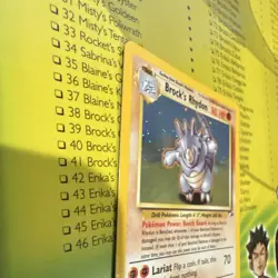 The Pokemon Company Brock's Rhydon Gym Heroes Holo ENG Unlimited 002/132 - Image 4