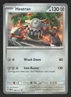 Heatran 068/131 Poke Ball Pokemon TCG SV: Prismatic Evolutions NM - Image 1