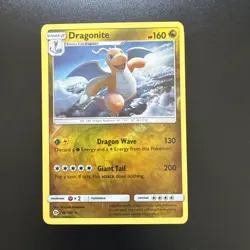 Pokemon Card Dragonite 96/149 Sun & Moon Base Set Reverse Holo Rare Near Mint - Image 1