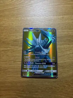 Pokemon TCG Dialga GX Full Art Holo Card Sun & Moon Ultra Prism 146/156 - Image 1
