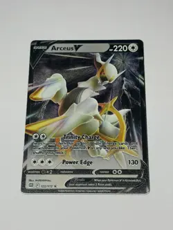 Arceus V 122/172 Metal Card Brilliant Stars Ultra Premium Collection Pokemon NM - Image 1
