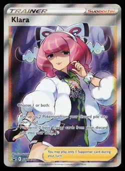 Klara SWSH302 Ultra Rare Sword & Shield Promo Pokemon Card - Image 1