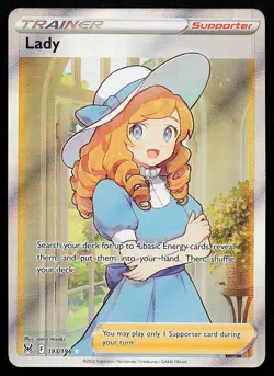 Lady 193/196 Ultra Rare Lost Origin Pokemon Card - Image 1