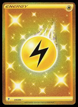 Lightning Energy 235/203 Secret Rare Evolving Skies Pokemon Card - Image 1