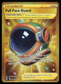 Full Face Guard 231/203 Secret Rare Evolving Skies Pokemon Card - Image 1