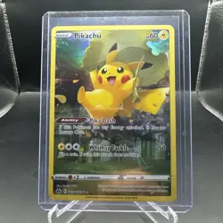 Pokemon TCG Crown Zenith Galarian Gallery Pikachu Card GG30/GG70 NM Rare - Image 1