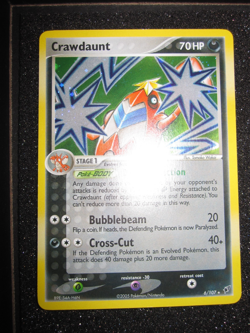 POKEMON EX DEOXYS CRAWDAUNT 6/107 REVERSE + RARE HOLOFOIL DUAL OFFER (2 CARDS) - Image 5