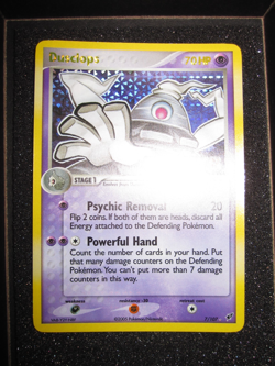 POKEMON EX DEOXYS DUSCLOPS 7/107 REVERSE + RARE HOLOFOIL DUAL OFFER (2 CARDS) - Image 3