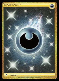 Darkness Energy 236/203 Secret Rare Evolving Skies Pokemon Card - Image 1