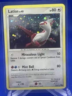 💥 Pokemon Latias Pop Series 7 3/17 Ultra Rare Holo Card - 2008 EX TCG - Image 1