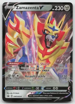 Zamazenta V Promo Holofoil SWSH: Sword & Shield Promo Cards SWSH019 NM - Image 1