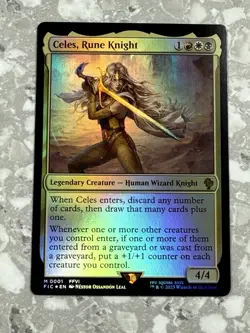Celes, Rune Knight #1 FOIL MTG Final Fantasy FIC NM X1 - Image 1