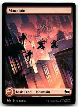 Mountain MTG Teenage Mutant Ninja Turtles 194 L NM - Image 1