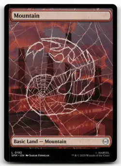 Mountain L Marvel's Spider-Man 192 MTG NM X1 - Image 1
