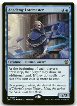 Academy Loremaster #40 MTG Dominaria United NM X1 - Image 1
