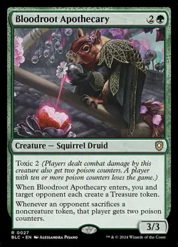 NM Bloodroot Apothecary, MTG, Bloomburrow Commander, Magic the Gathering, 27 - Image 1