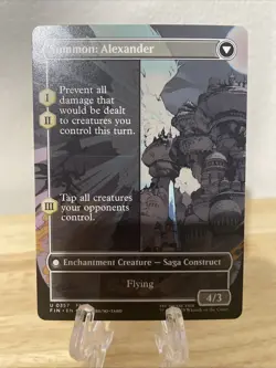 MTG Crystal Fragments / Summon: Alexander Borderless Regular #0357 FIN U NM/M - Image 2