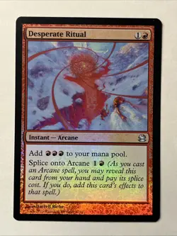Desperate Ritual - Foil Modern Masters Magic mtg Moderate Play, English - Image 1