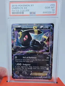 Pokemon Umbreon EX XY Fates Collide Holo Rare #55 PSA 10 Gem Mint - Image 4