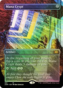 Mana Crypt Foil Borderless Double Masters NM MTG - Image 1