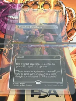 Thanos Swords To Plowshares PSA Promo 0001 Marvel - Magic The Gathering - Image 1