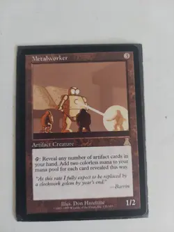 Wizards of the Coast MTG Metalworker Regular Rare Artifact Creature 135/143 1999 - Image 1