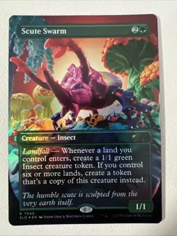 Scute Swarm #7048 (Rainbow Foil) (NM) Secret Lair Play-Doh Extra Life SLD MTG - Image 1