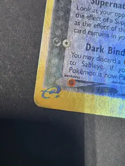 Sableye 10/100 Reverse Sandstorm Holofoil Holo Rare Pokemon TCG - Image 3