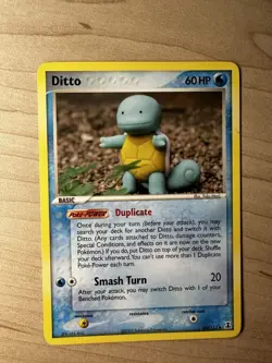 Pokemon DITTO 40/113 Squirtle (2005 Delta Species) LP/NM Yuka Morii - Image 1