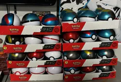 Pokemon TCG PokeBall Tins Assorted Designs Card Dividers Multicolor 30ct EMPTY - Image 1