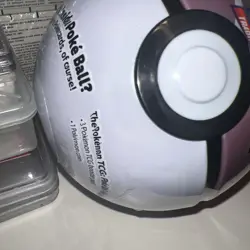 Pokemon TCG: LOVE BALL POKEBALL Tin (D21) FACTORY SEALED (RARE) DENT - Image 4