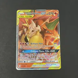 Charizard & Braixen GX -22/236 Ultra Rare - Cosmic Eclipse Pokemon Sun & Moon - Image 1