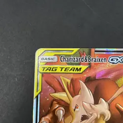 Charizard & Braixen GX -22/236 Ultra Rare - Cosmic Eclipse Pokemon Sun & Moon - Image 2