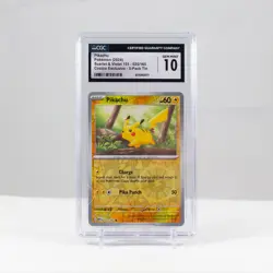 Pokemon Pikachu Reverse Holo #25 Pokemon 151 Costco Ex Promo CGC 10 Gem Mint - Image 2