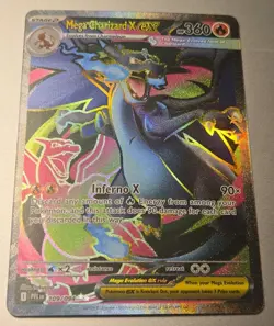 Pokemon TCG Phantasmal Flames 109/094 Mega Charizard X ex Ultra Rare - Image 1