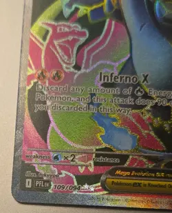 Pokemon TCG Phantasmal Flames 109/094 Mega Charizard X ex Ultra Rare - Image 4