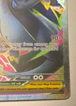 Pokemon TCG Phantasmal Flames 109/094 Mega Charizard X ex Ultra Rare - Image 5
