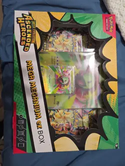 Pokemon TCG Mega Evolution Ascended Heroes Mega Meganium EX Box Promo Booster - Image 1