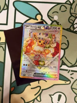 Pokemon Eevee ex PROMO #174 Prismatic evolutions Holo English Basic HP 200 - Image 2