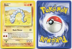 Pokemon ONIX 56/102 Base Set Unlimited LP - Image 3