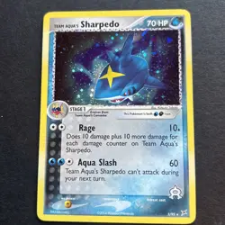 Pokemon TCG Sharpedo 5/95 Holo EX Team Magma vs Aqua 2004 Rare LP / NM - Image 1