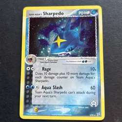 Pokemon TCG Sharpedo 5/95 Holo EX Team Magma vs Aqua 2004 Rare LP / NM - Image 2