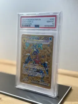 Pokemon TCG - SV Paradox Rift Garchomp ex Gold Hyper Rare 260/182 PSA 10 - Image 3