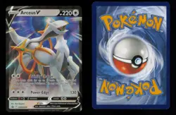 ARCEUS V PROMO HOLO SWSH306 LP POKEMON - Image 3