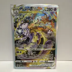 Pokemon TCG Mewtwo VSTAR GG44/GG70 Crown Zenith GG Full Art Holo 280 HP - Image 1