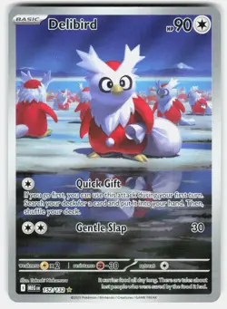 DELIBIRD 152/132 ILLUSTRATION RARE MEGA EVOLUTION POKEMON HOLO NM/M - Image 1