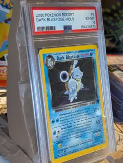 2000 Pokemon Team Rocket Dark Blastoise Holo 3/82 PSA 6 EX-MT - Single Owner - Image 3