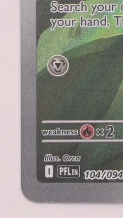 Pokemon TCG Togedemaru 104/094 Me02 Phantasmal Flames Illustration Rare Holo EN - Image 4