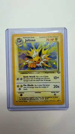 Pokemon TCG Jolteon Jungle 4/64 Holo Unlimited Holo Rare - Image 1