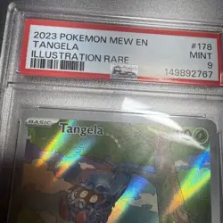 2023 POKEMON MEW EN-151 ILLUSTRATION RARE #178 TANGELA PSA 9 - Image 4